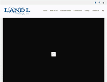Tablet Screenshot of landlofraleigh.com